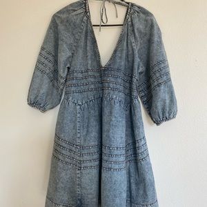 Denim dress from Free People in size Small